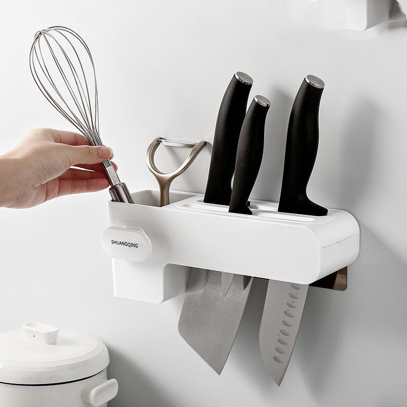 Clovoshop Kitchen Knife Rack – Modern Plastic Knife Organizer