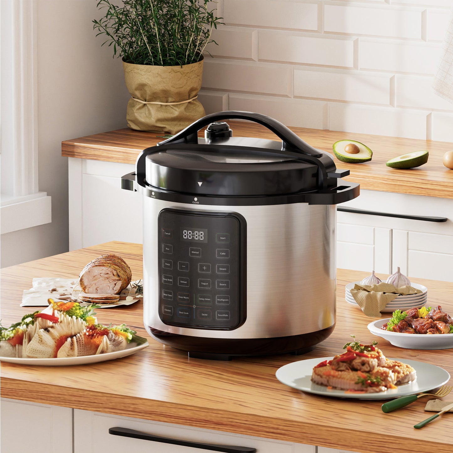 Clovoshop 9 In 1 Electric Pressure Cooker – Multi-Functional Smart Pot