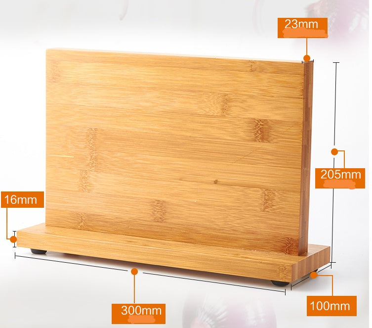 ClovoShop Kitchenware Magnetic Knife Holder – Bamboo Knife Organizer
