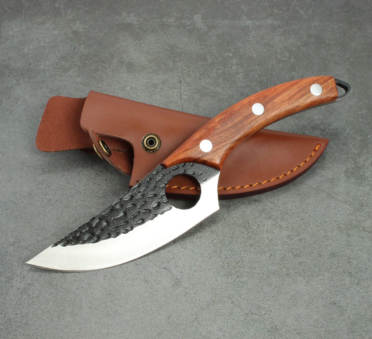 ClovoShop Forged Small Kitchen Boning Knife – Handmade Stainless Steel