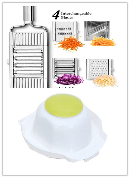 Clovoshop Stainless Steel Grater – Vegetable & Fruit Slicer, Peeler