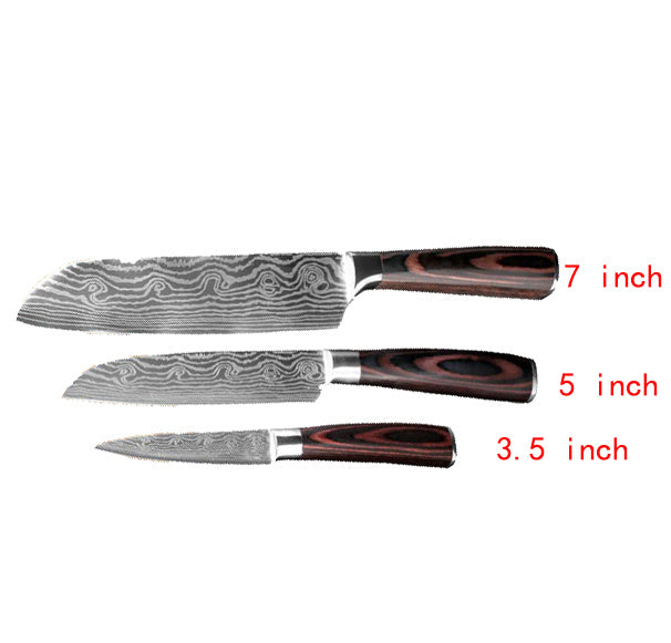 ClovoShop Carpenter’s Special 6-Piece & 8-Piece Kitchen Knife Set – Stainless Steel Chef Knife
