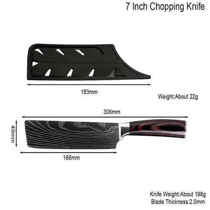 Clovoshop Peel Knife Universal Chef Knife – 7-Inch Stainless Steel