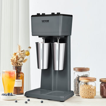 Clovoshop VEVOR Double Head Milkshake Maker – 2-Speed Drink Mixer
