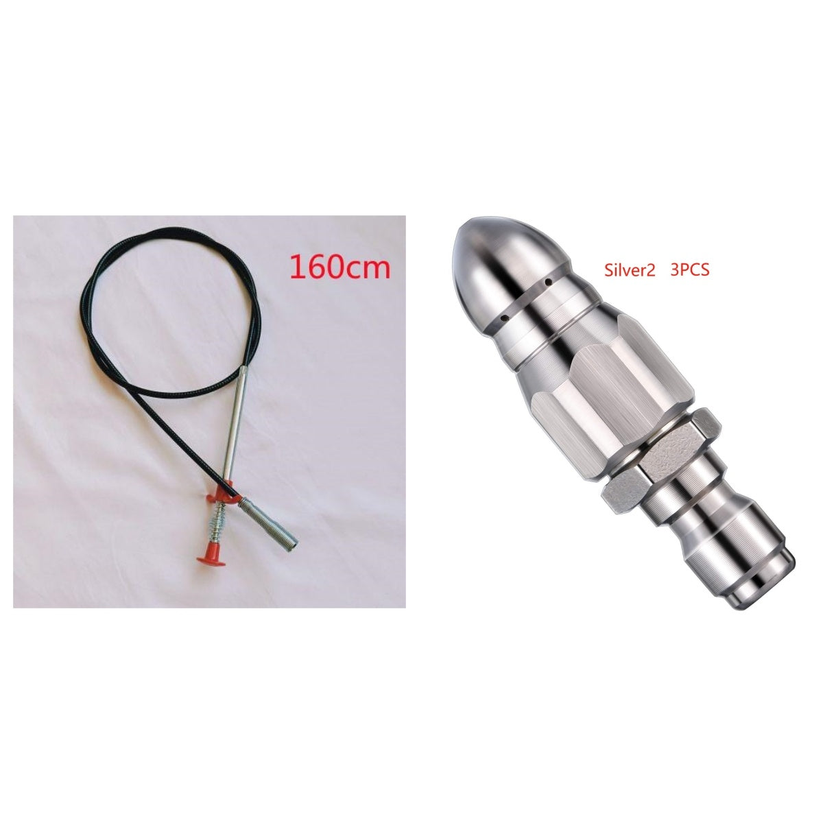 Clovoshop 60CM Sewer Dredger Spring Pipe Dredging Tool – Drain Clog Remover