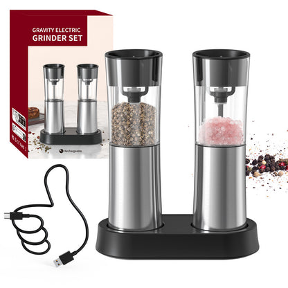 Clovoshop Ground Black Pepper Electric Grinder – 70ML, Rechargeable & Battery Options