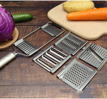 Clovoshop Stainless Steel Grater – Vegetable & Fruit Slicer, Peeler