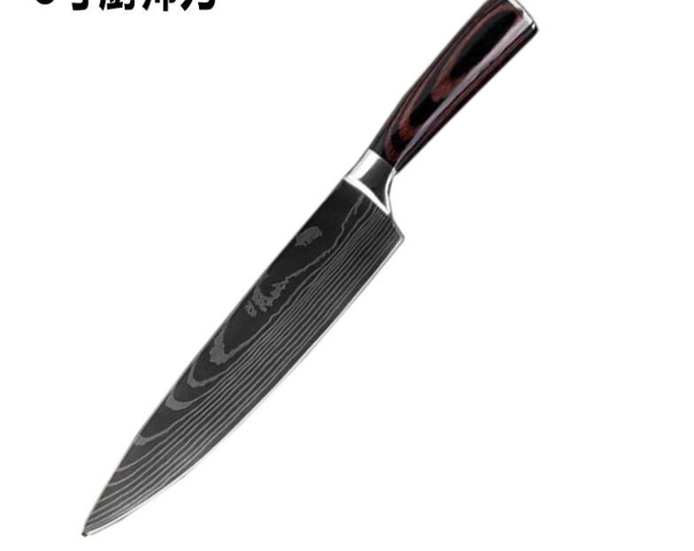 ClovoShop Carpenter’s Special 6-Piece & 8-Piece Kitchen Knife Set – Stainless Steel Chef Knife