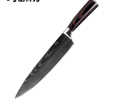 ClovoShop Carpenter’s Special 6-Piece & 8-Piece Kitchen Knife Set – Stainless Steel Chef Knife