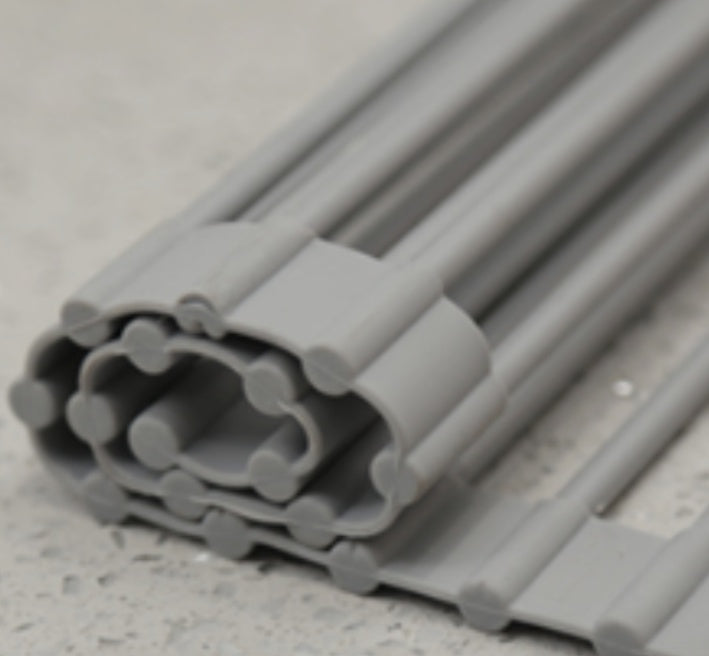 Clovoshop Folding Kitchen Drain Sink Rack – Stainless Steel, Space-Saving