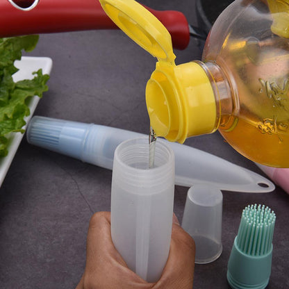 Food grade silicone oil bottle brush