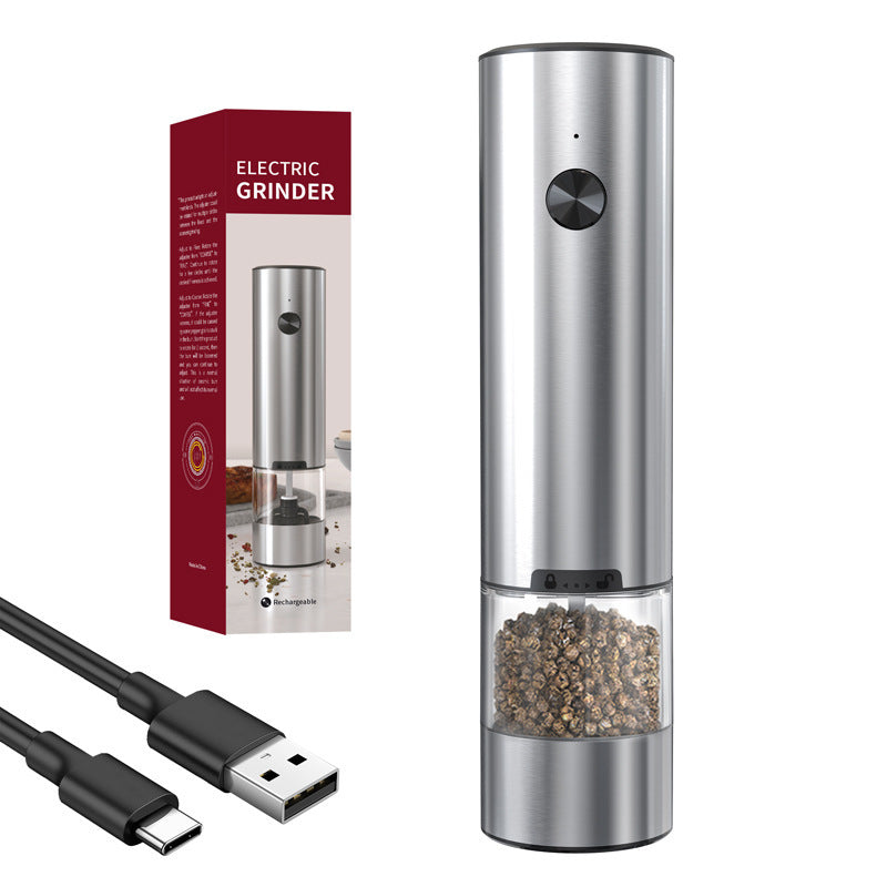Clovoshop Ground Black Pepper Electric Grinder – 70ML, Rechargeable & Battery Options