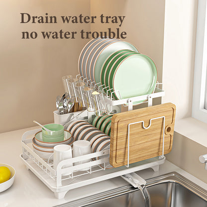 Clovoshop Collapsible Kitchen Dish Rack – All-in-One, Space-Saving Design