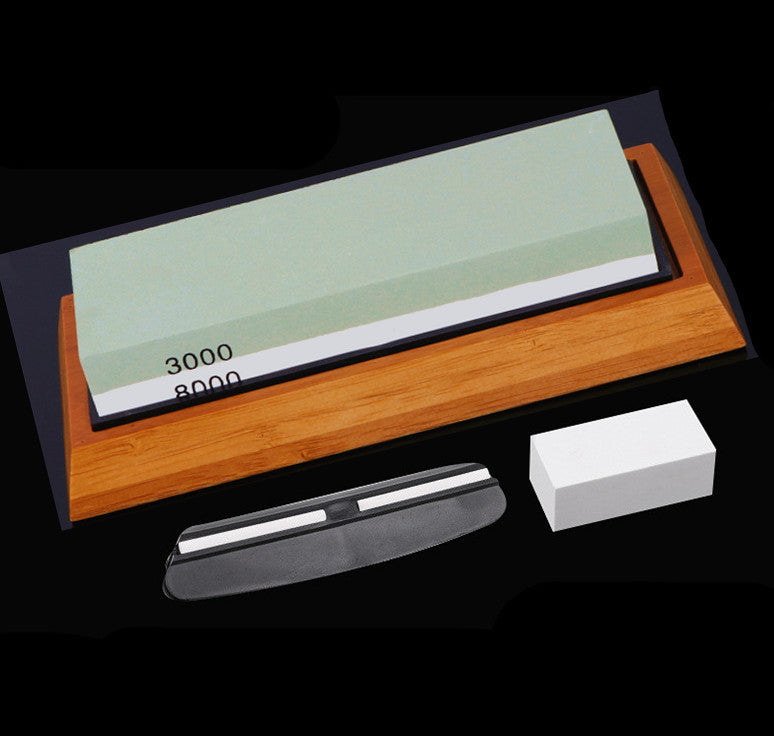 Clovoshop Home Kitchen Whetstone – 3000/8000 Grit, Knife Sharpening Set