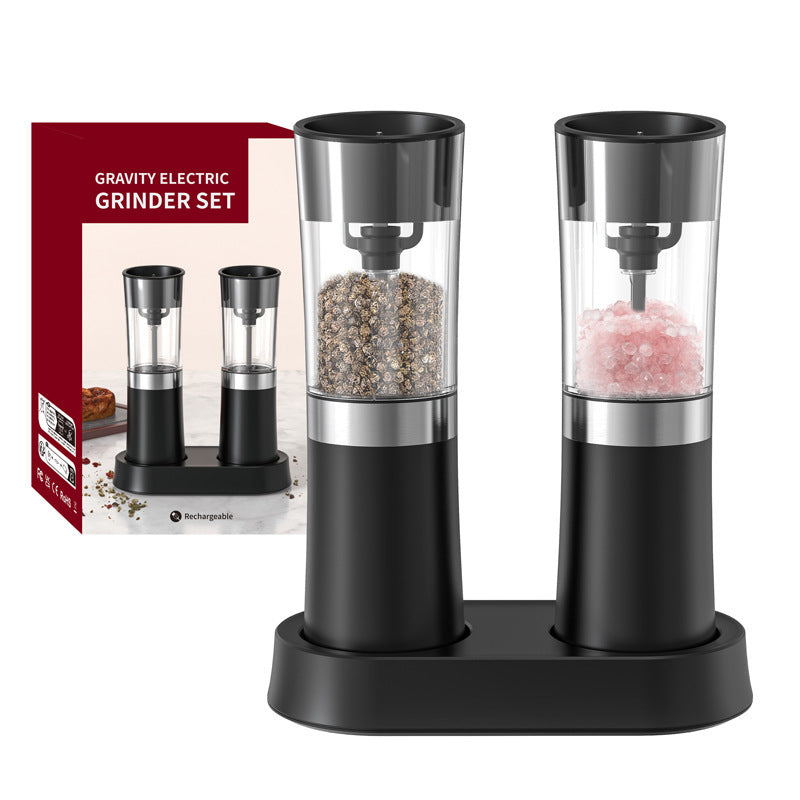 Clovoshop Ground Black Pepper Electric Grinder – 70ML, Rechargeable & Battery Options