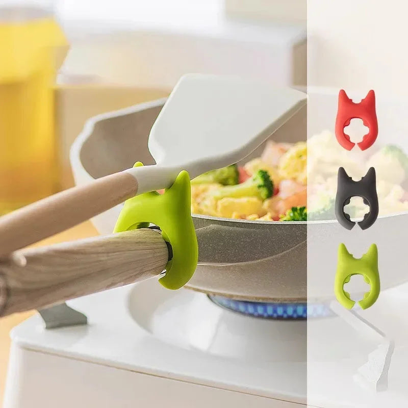 Clovoshop Multifunctional Silicone Spoon Holder – Anti-Overflow & Anti-Scalding
