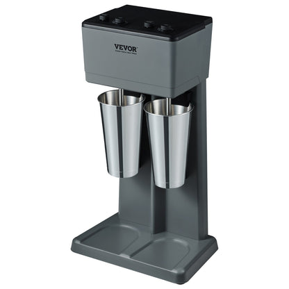Clovoshop VEVOR Double Head Milkshake Maker – 2-Speed Drink Mixer