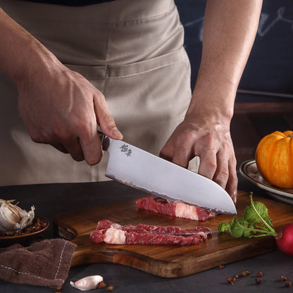 Clovoshop Sanhe Steel Kitchen Knife – AUS-10 Butcher & Chef Knives